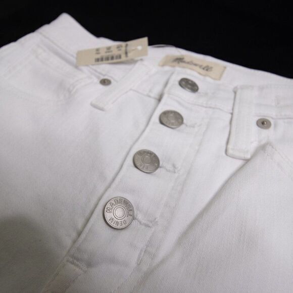 Madewell Stovepipe Jeans in Pure White - Picture 6 of 14